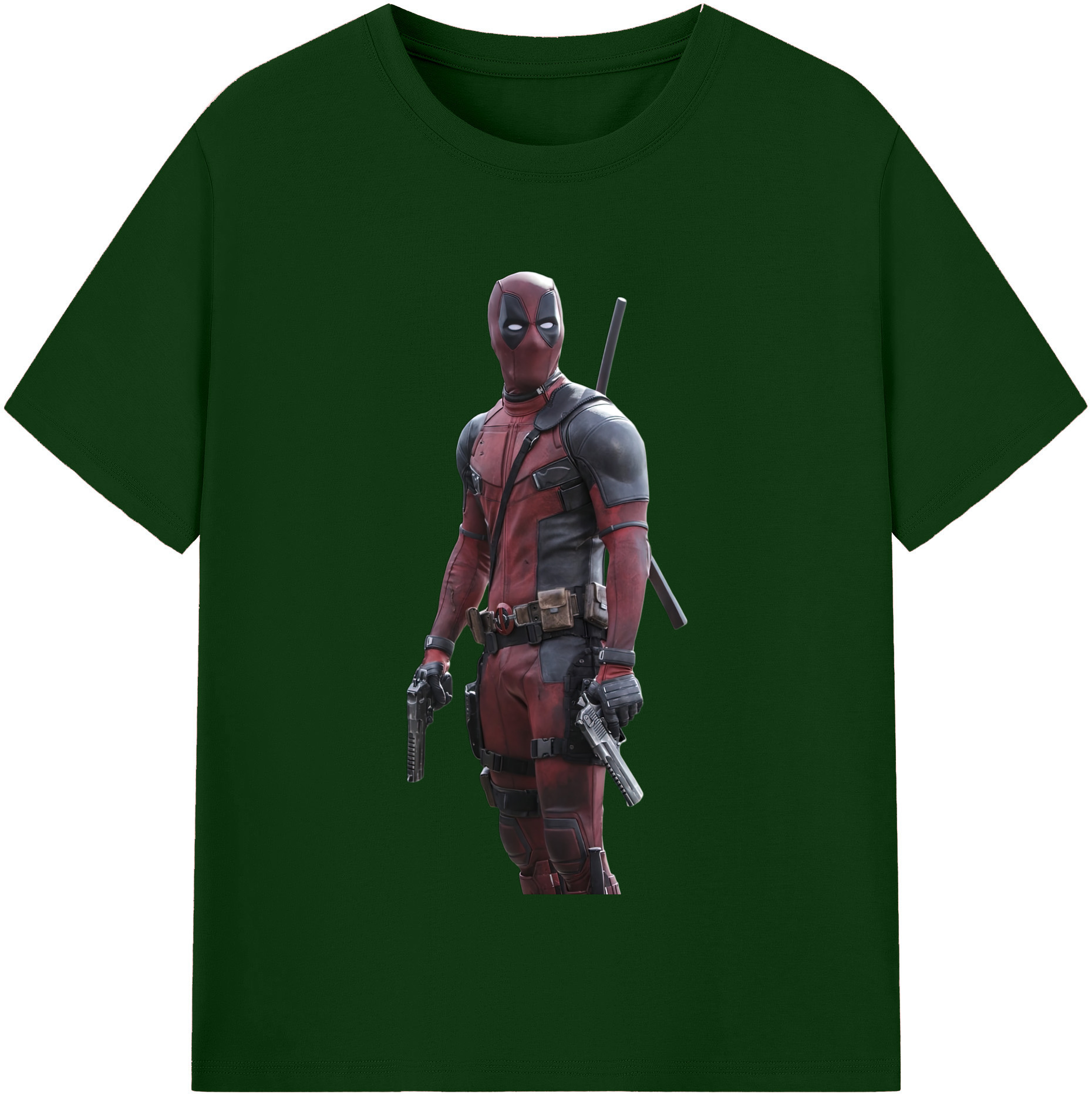 （画像用） Deadpool デッドプール 綿100％半袖Tシャツ（フロントプリント）